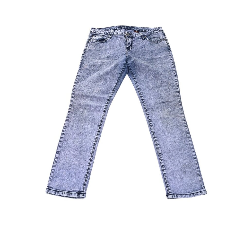 Zanadi Jeans Womens Straight Leg Blue Denim Size 13